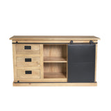 Sideboard Fresno Natur Mangoholz in 2 Größen