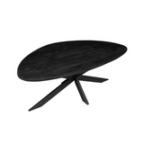 Couchtisch New York Schwarz Mangoholz 130 cm
