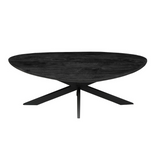 Couchtisch New York Schwarz Mangoholz 130 cm