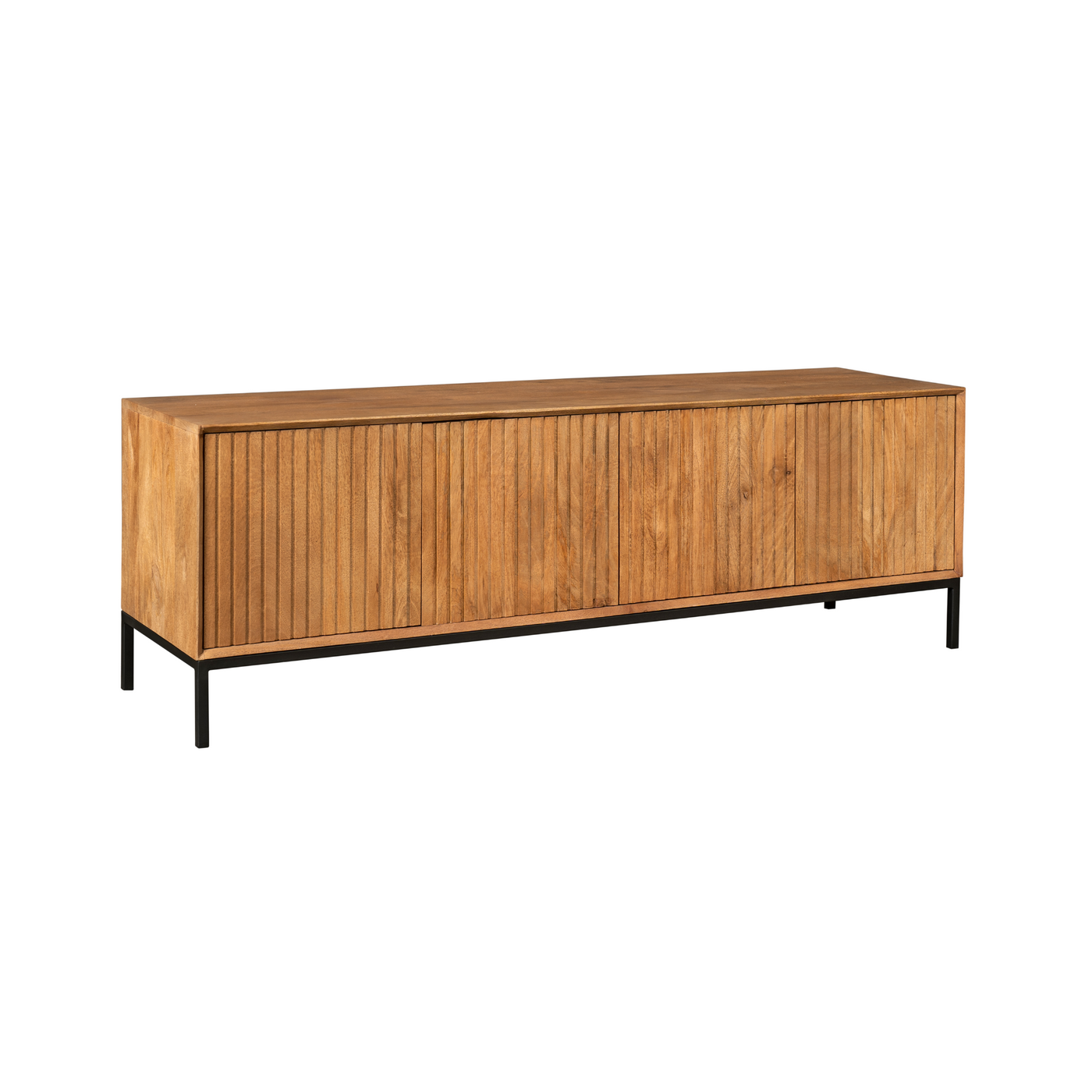 TV-Lowboard Madison Mangoholz massiv, in 3 Farben, 165 bis 210 cm