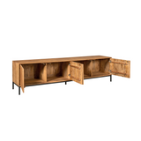 TV-Lowboard Madison Mangoholz massiv, in 3 Farben, 165 bis 210 cm