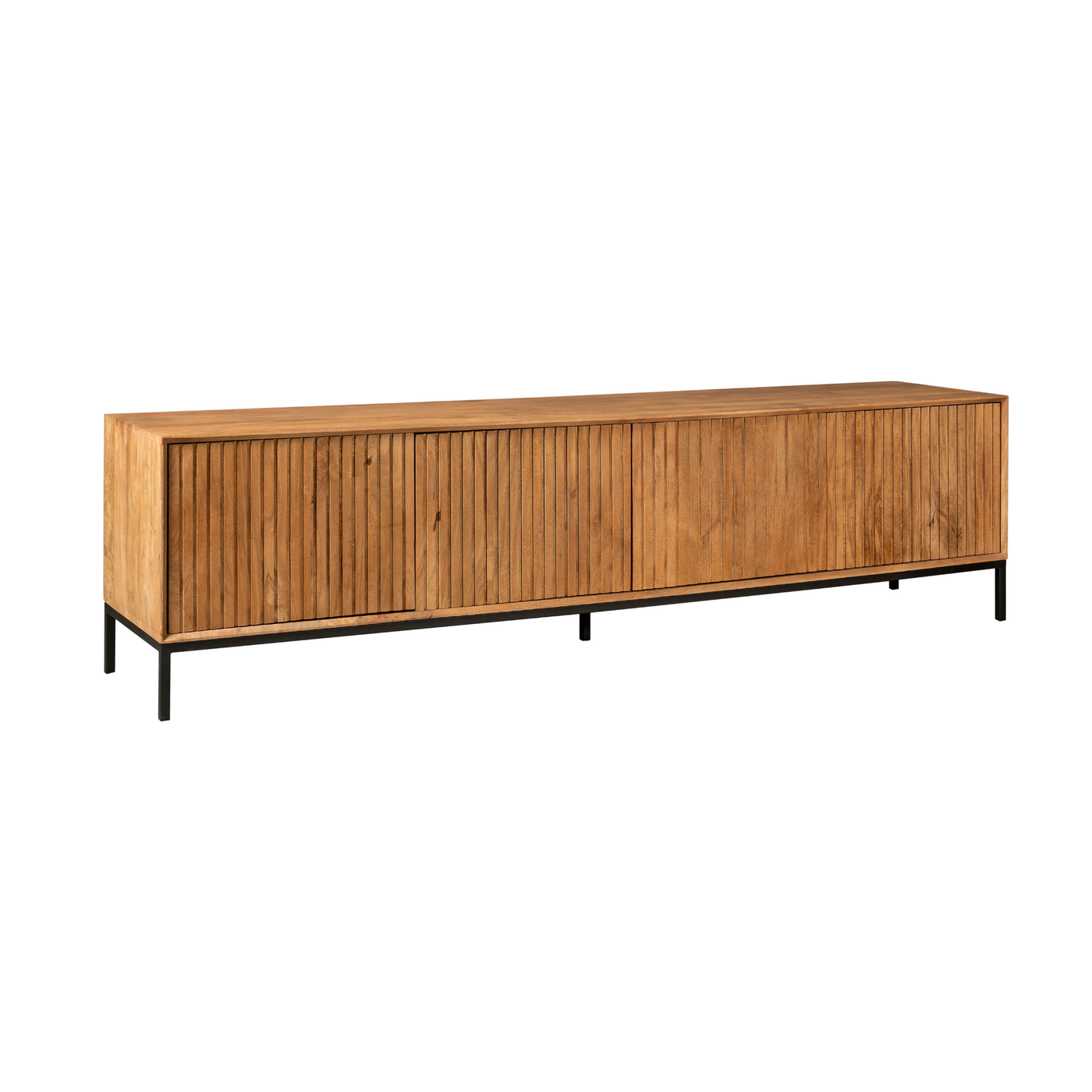 TV-Lowboard Madison Mangoholz massiv, in 3 Farben, 165 bis 210 cm