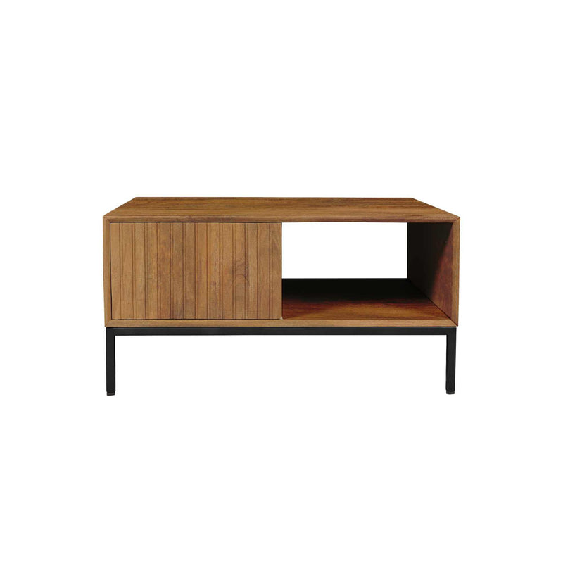 Couchtisch quadratisch Madison Natur Mangoholz 80 cm