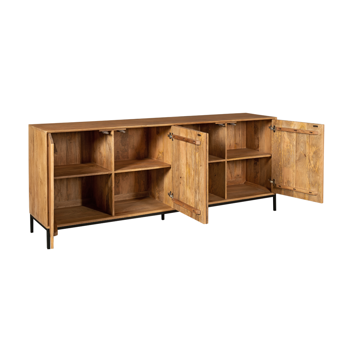 Sideboard Madison Natur Mangoholz in 2 Größen
