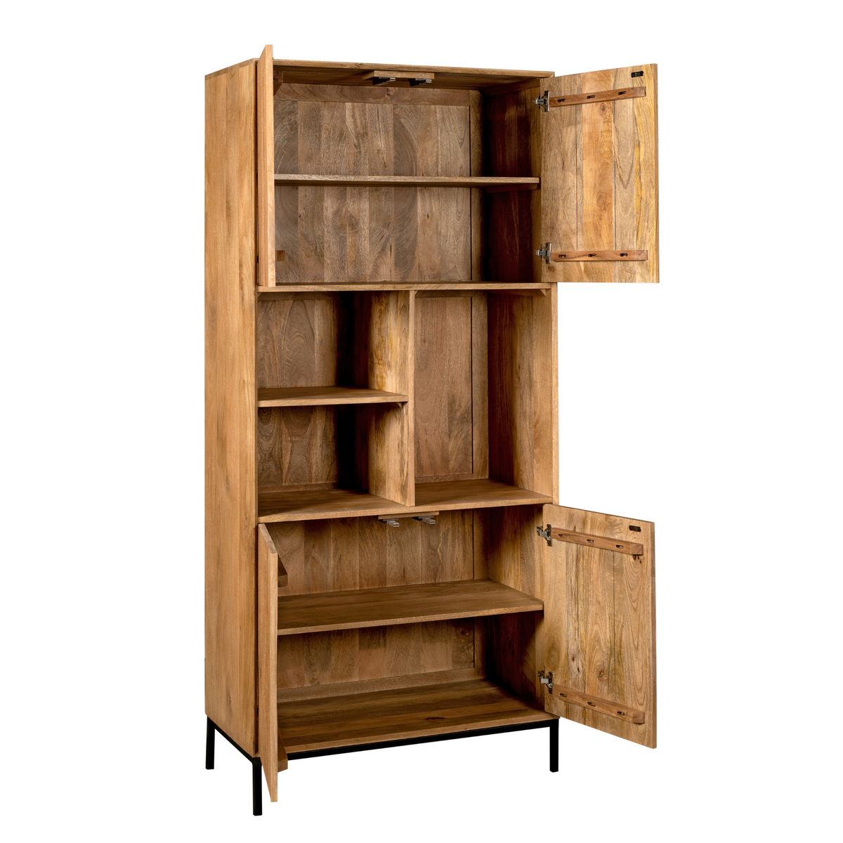Regal Madison Natur Mangoholz 90 cm