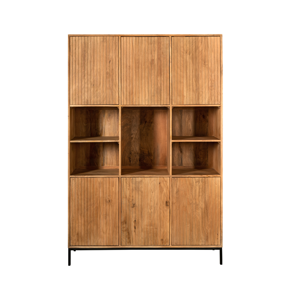 Regal Madison XL Natur Mangoholz 135 cm