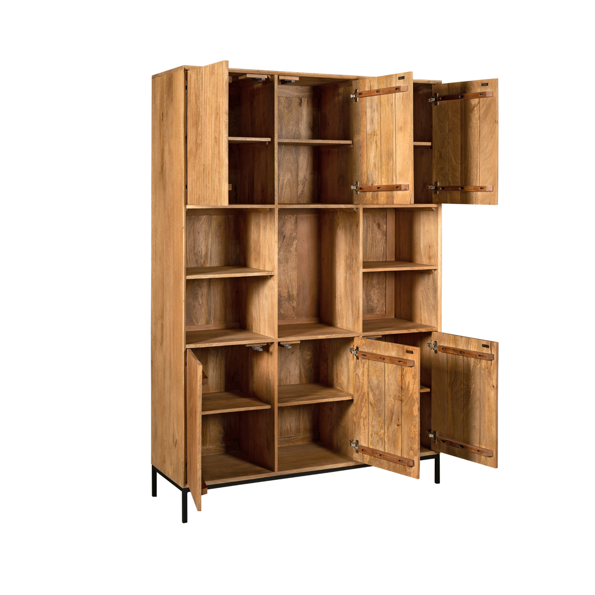 Regal Madison XL Natur Mangoholz 135 cm