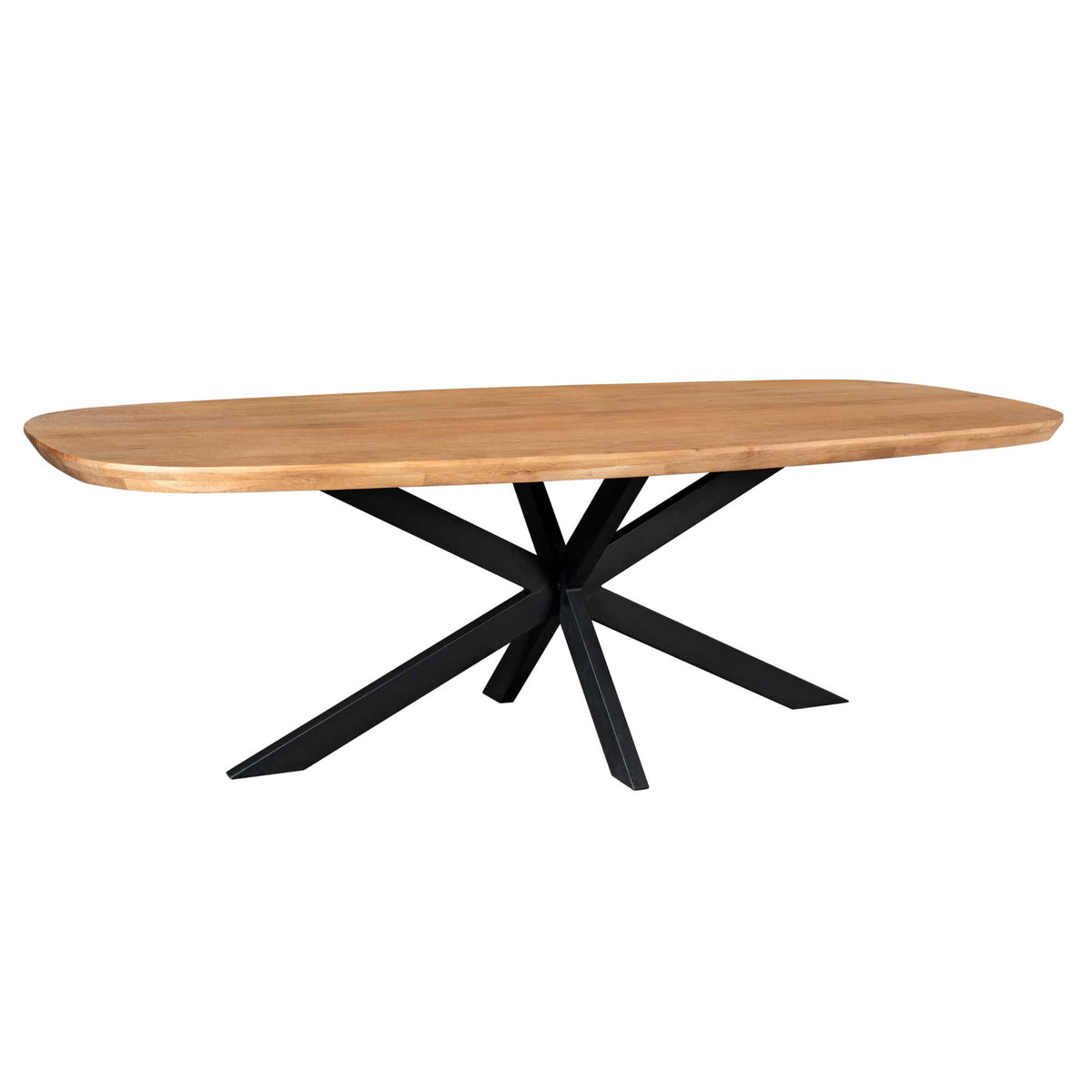 Esstisch dänisch oval Madison Natur Mangoholz in 4 Größen