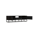 TV-Lowboard New York Schwarz Mangoholz in 3 Größen