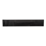 TV-Lowboard New York Mangoholz massiv, Schwarz, 120 bis 280 cm