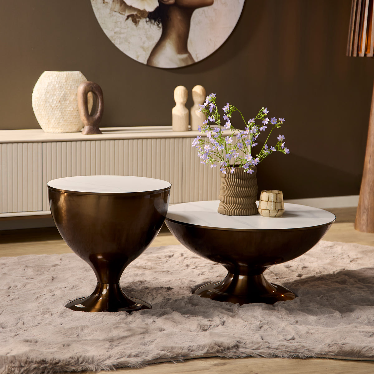 Couchtisch Ava Set mit 2