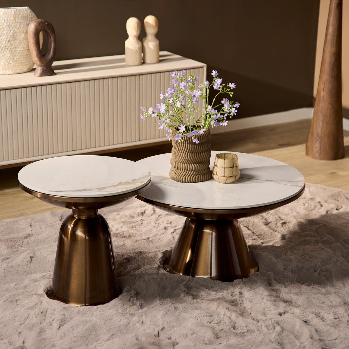 Couchtisch-Set Alix 75 cm