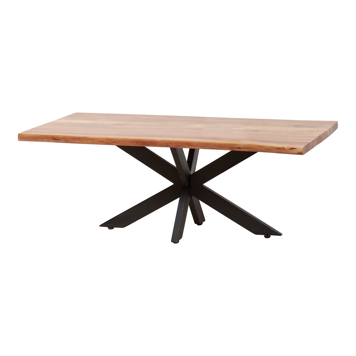 Baumstamm Couchtisch Live Edge Natur Mangoholz 120 cm