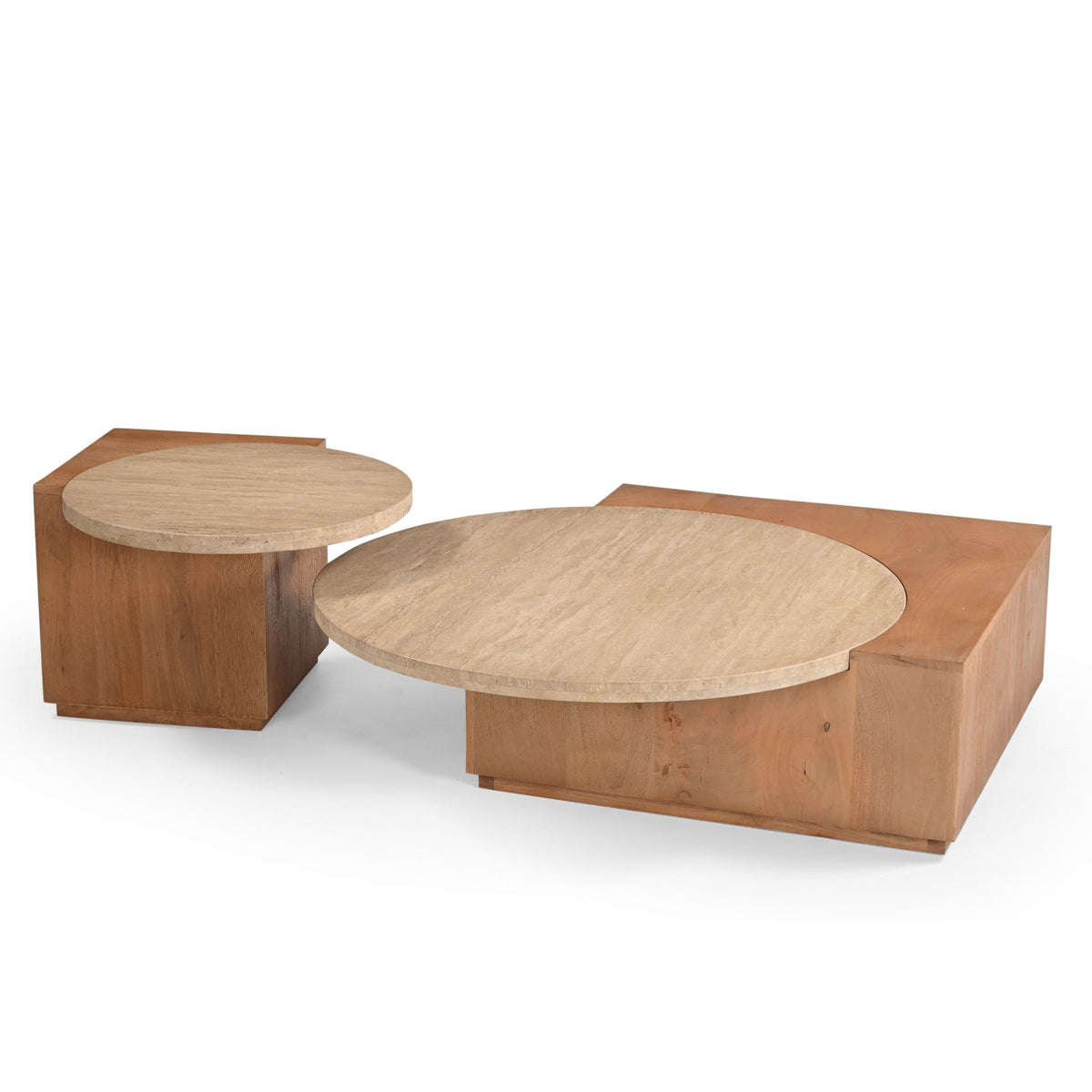 Couchtisch Numa Natur Travertin 103 cm