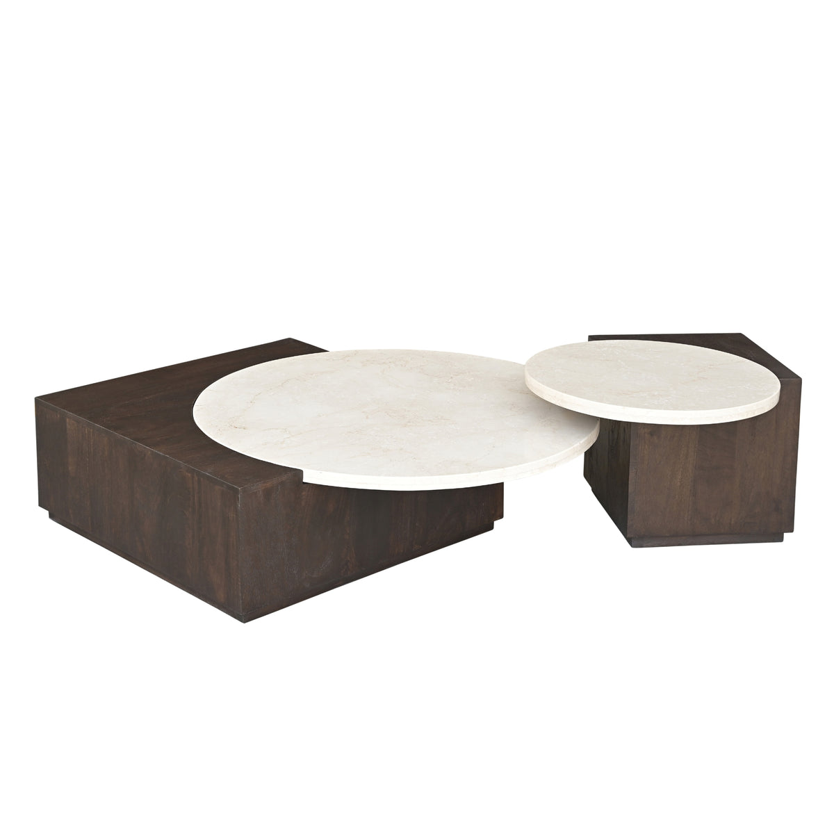 Couchtisch Numa Braun Marmor 103 cm