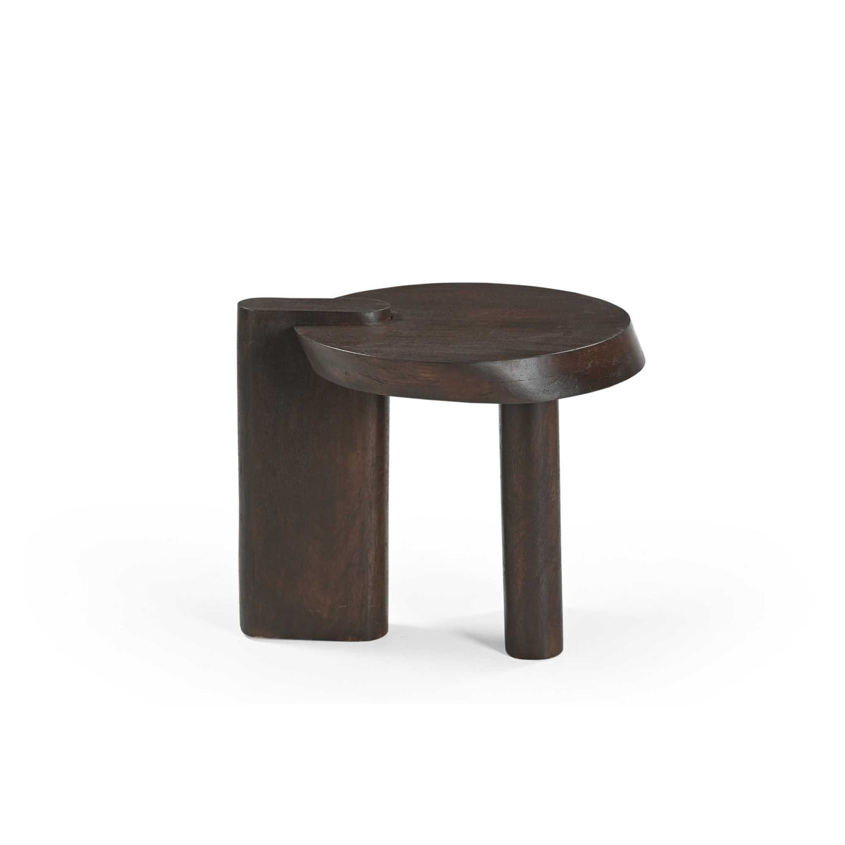 Beistelltisch Rava Braun Mangoholz 50 cm