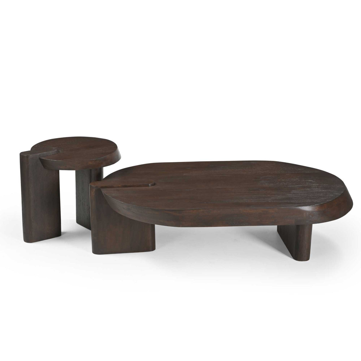 Couchtisch Rava Braun Mangoholz 125 cm