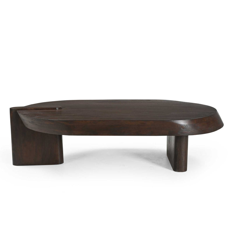 Couchtisch Rava Braun Mangoholz 125 cm