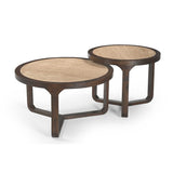 Beistelltisch Morris Braun Travertin 60 cm