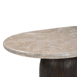 Couchtisch Noel Braun Marmor 90 cm