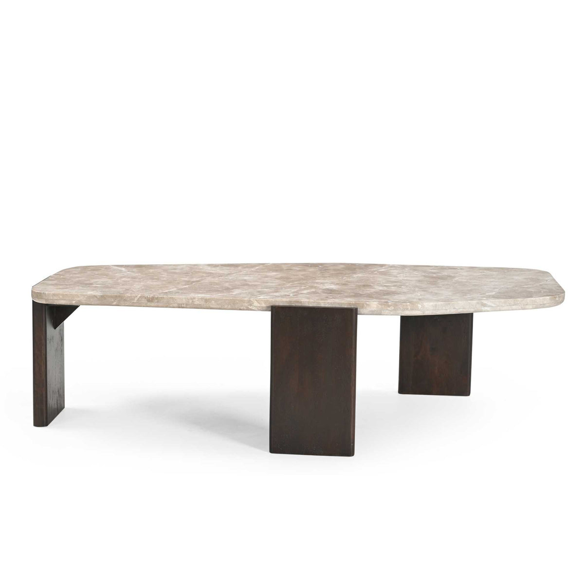 Couchtisch Silva Braun Marmor 130 cm