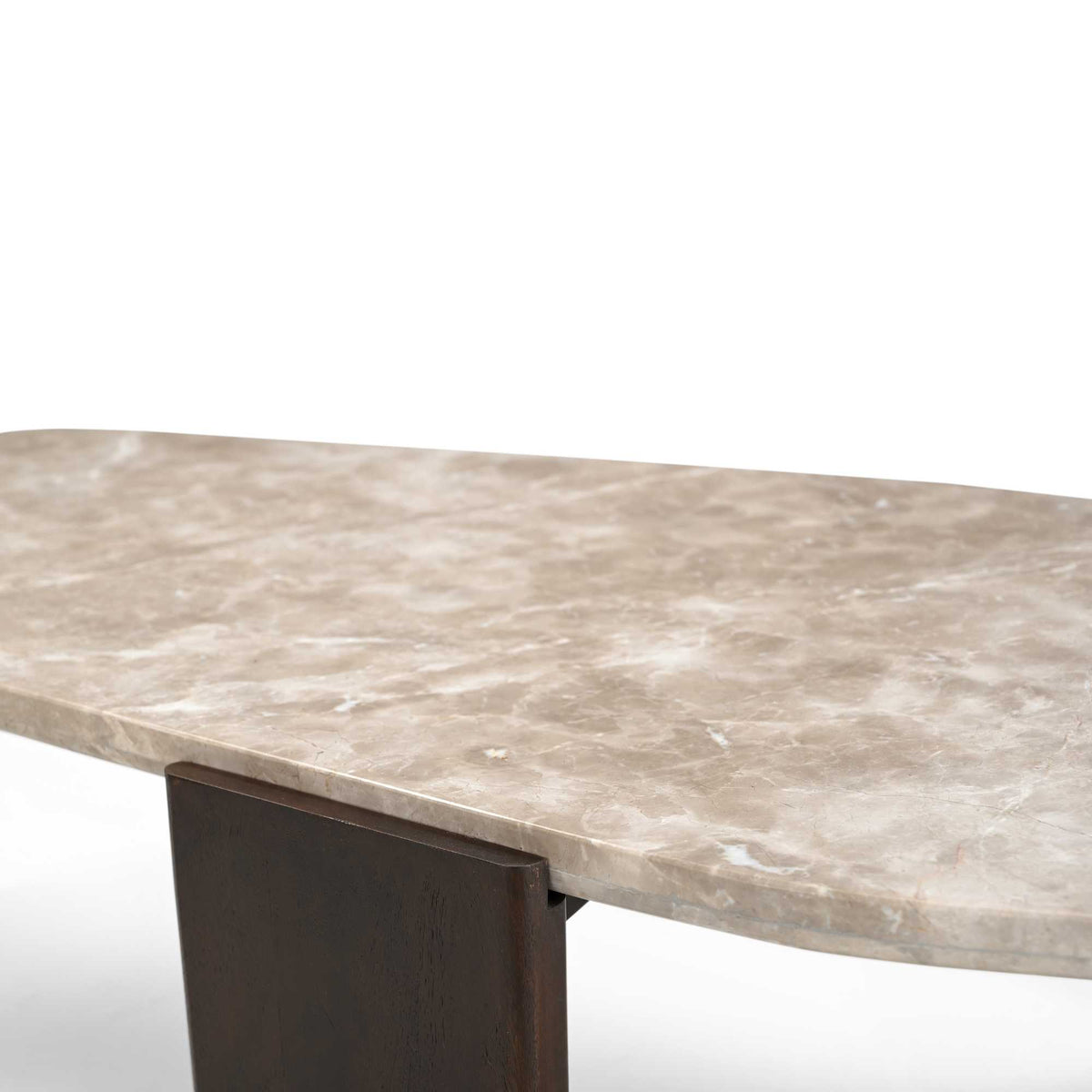 Couchtisch Silva Braun Marmor 130 cm