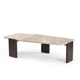 Couchtisch Silva Braun Marmor 130 cm