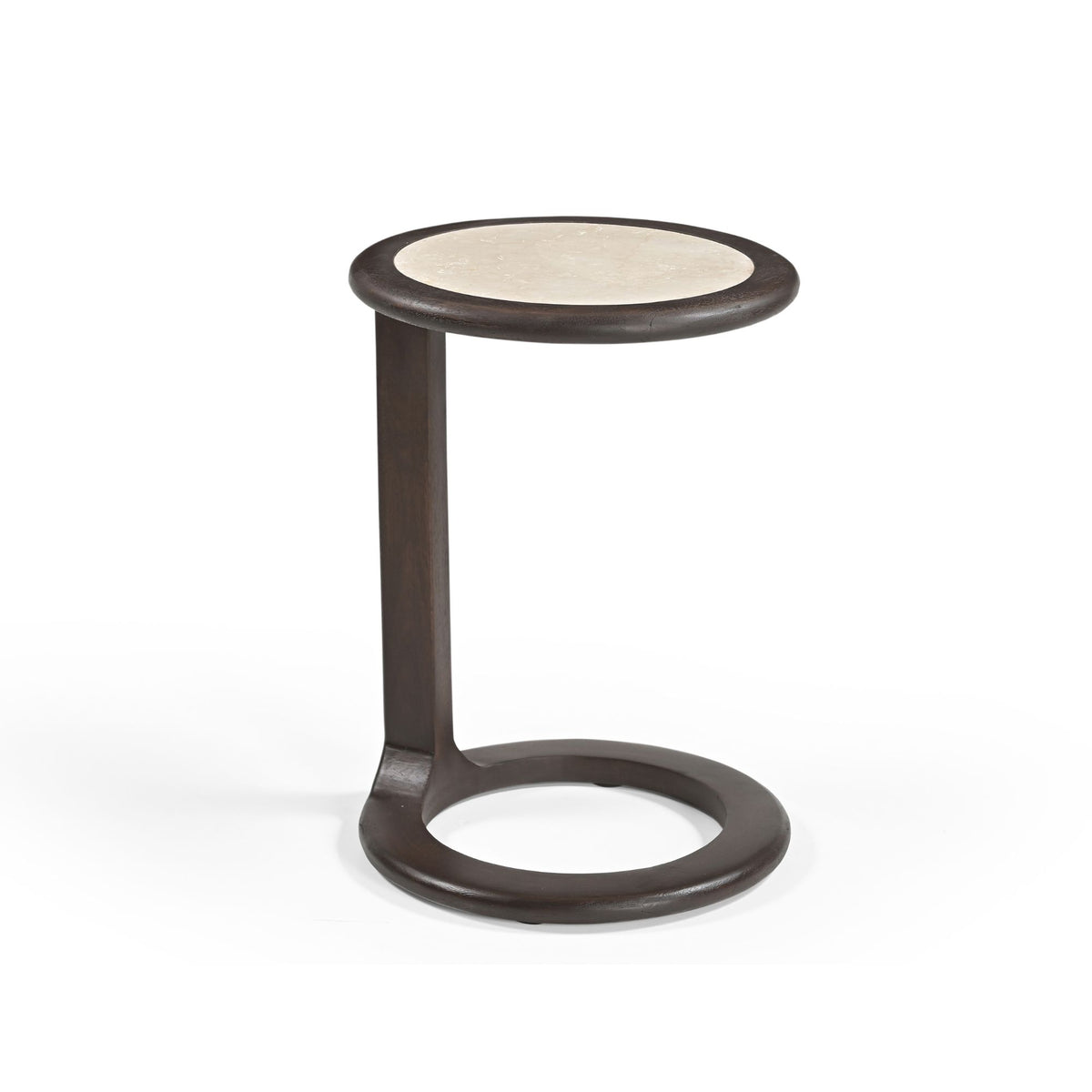 Beistelltisch Vinn Braun Travertin 45 cm