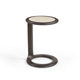 Beistelltisch Vinn Braun Travertin 45 cm