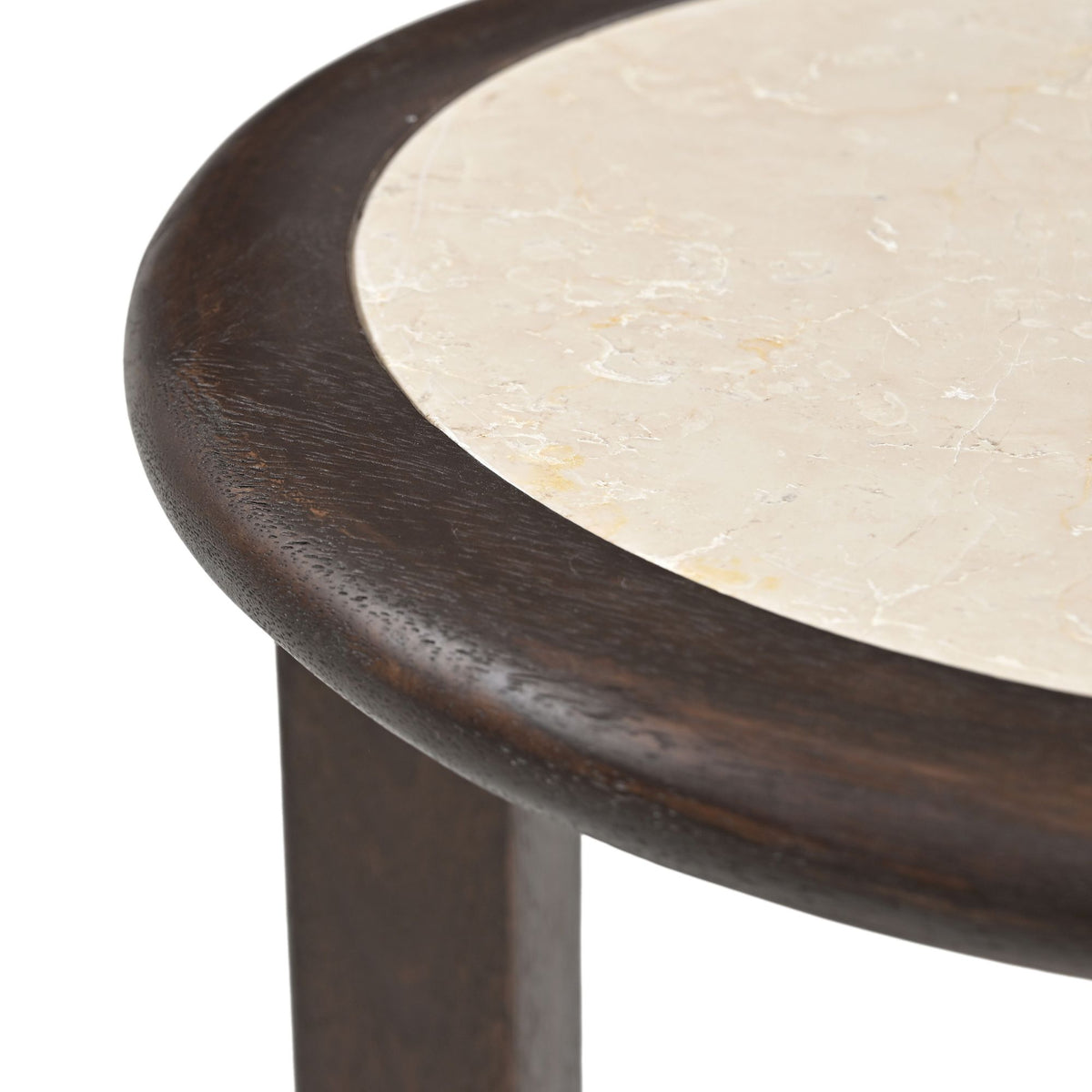 Beistelltisch Vinn Braun Travertin 45 cm