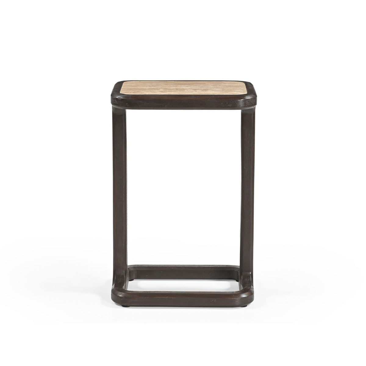 Beistelltisch Arvid Braun Travertin 58 cm