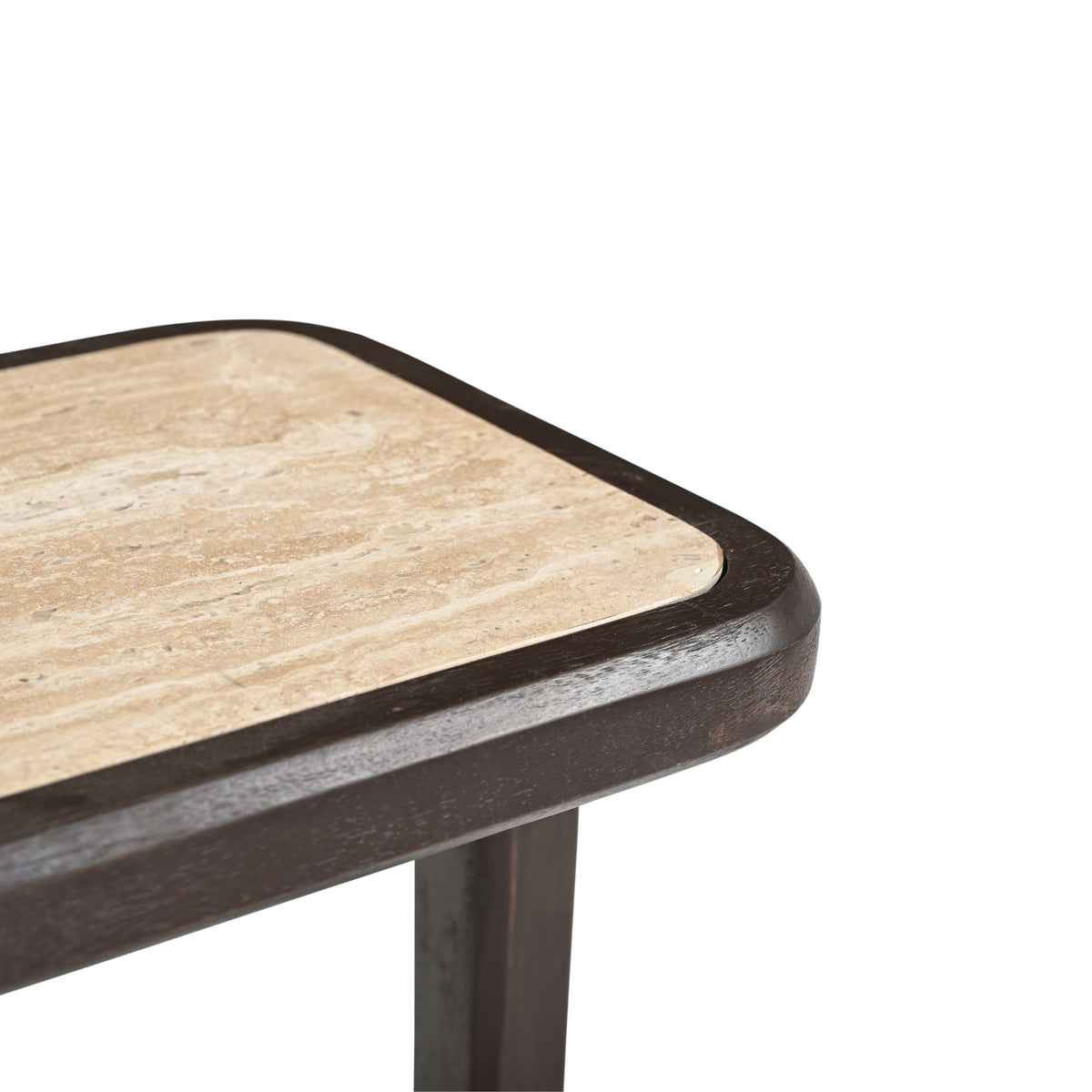 Beistelltisch Arvid Braun Travertin 58 cm