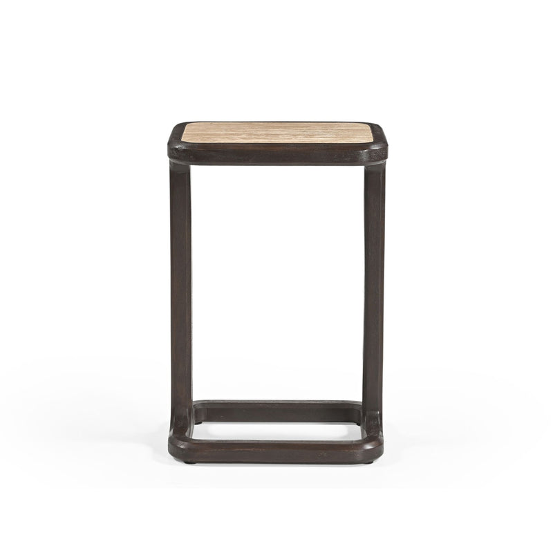 Beistelltisch Arvid Braun Travertin 49 cm