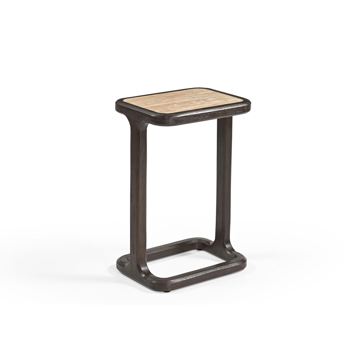 Beistelltisch Arvid Braun Travertin 49 cm