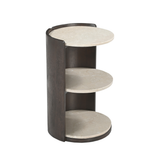 Nachttisch Niva Botticino Marmor 40 cm