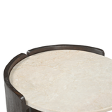 Nachttisch Niva Botticino Marmor 40 cm