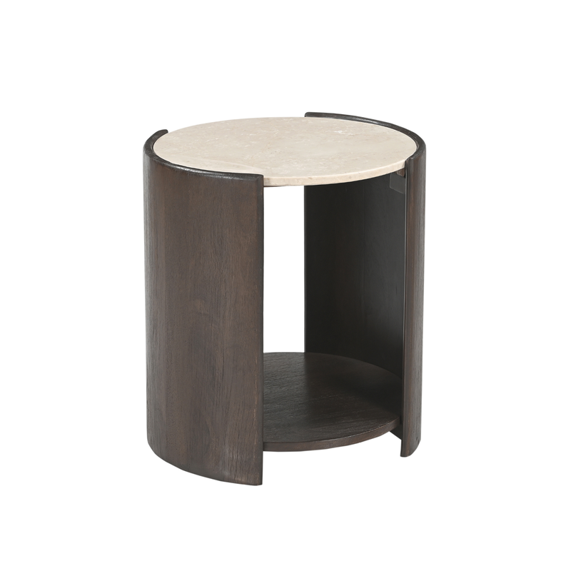Beistelltisch Rune Botticino Marmor 45 cm