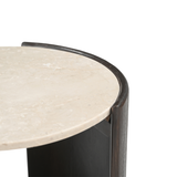 Beistelltisch Rune Botticino Marmor 45 cm