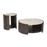 Couchtisch Rune Botticino Marmor 80 cm