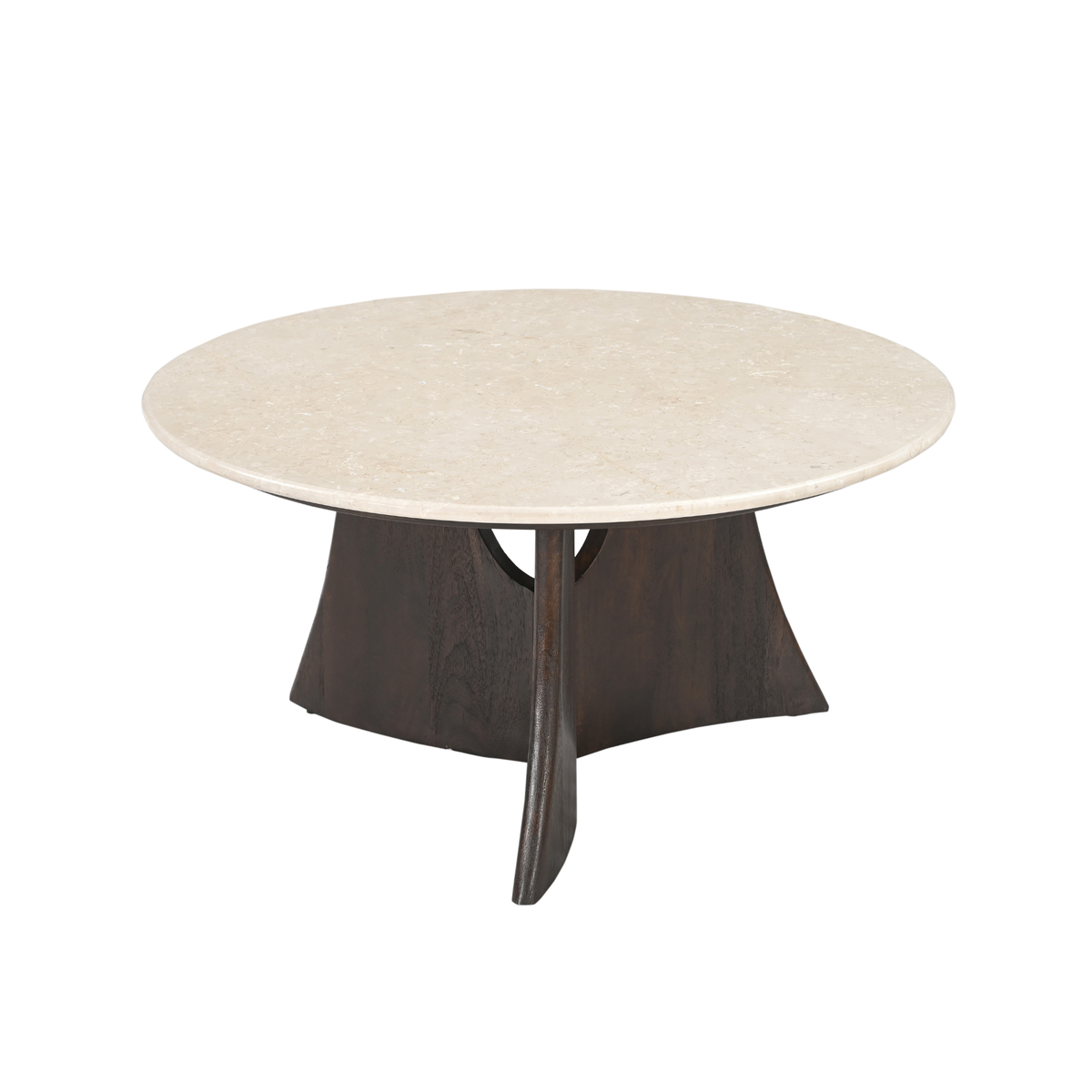 Couchtisch Milo Botticino Marmor 80 cm