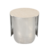 Couchtisch Zeli Botticino Marmor 45 cm