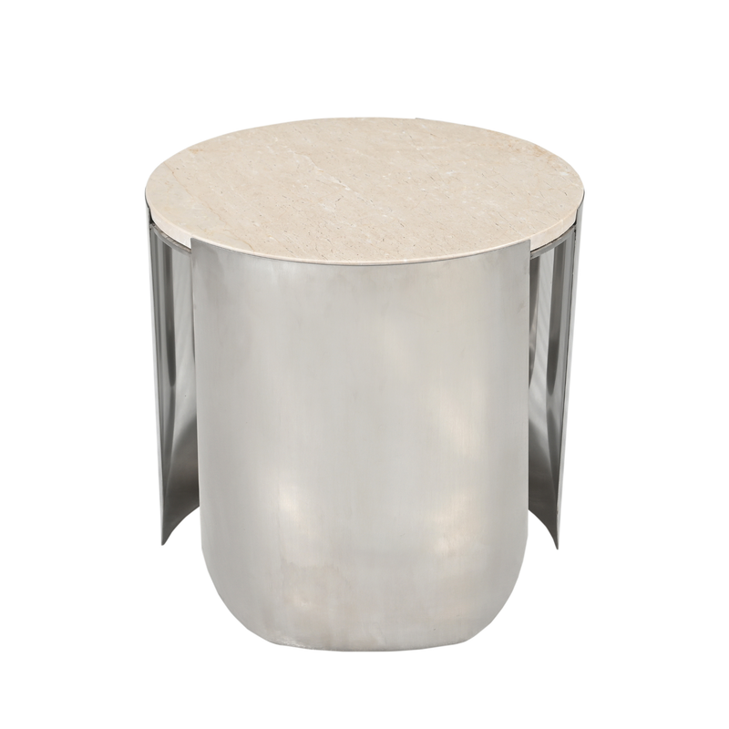 Couchtisch Zeli Botticino Marmor 45 cm