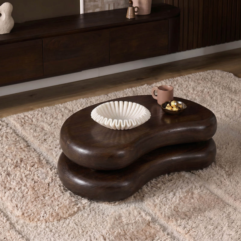 Couchtisch Mads Mangoholz Braun 99 cm