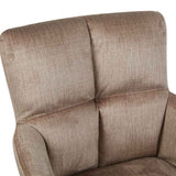 Esszimmerstuhl Dave mit Armlehne Taupe