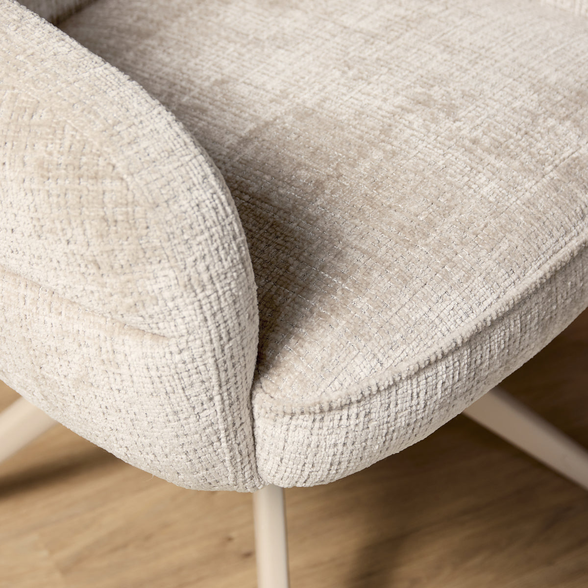 Sitz für Esszimmerstuhl Bella Off-White