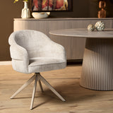 Sitz für Esszimmerstuhl Bella Off-White