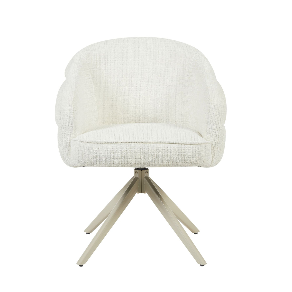 Drehstuhl Bella Off-White Gestell Sand