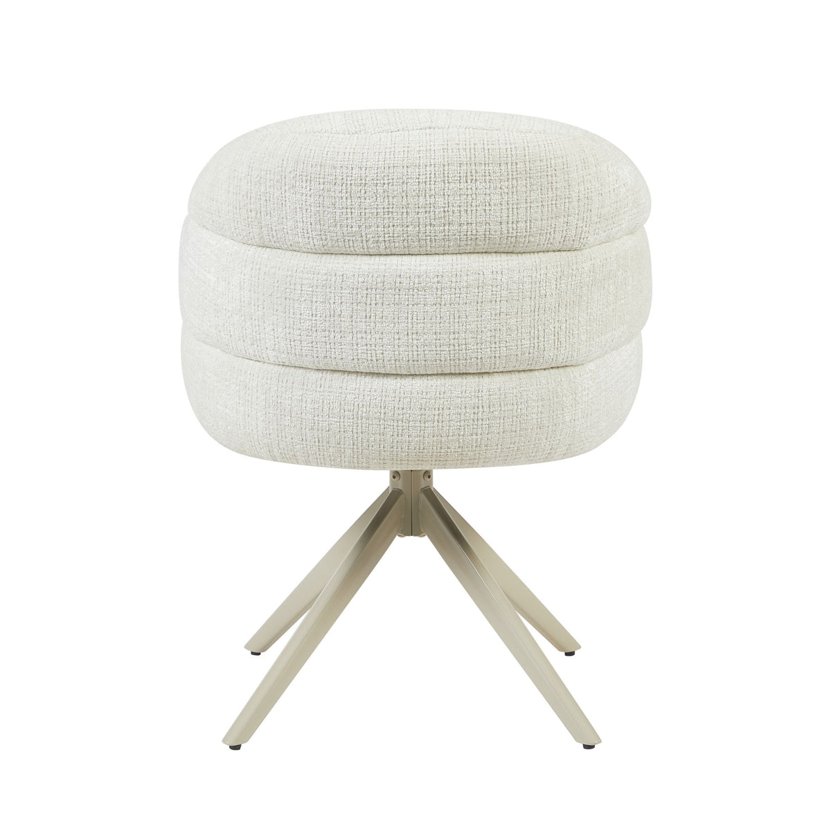 Drehstuhl Bella Off-White Gestell Sand