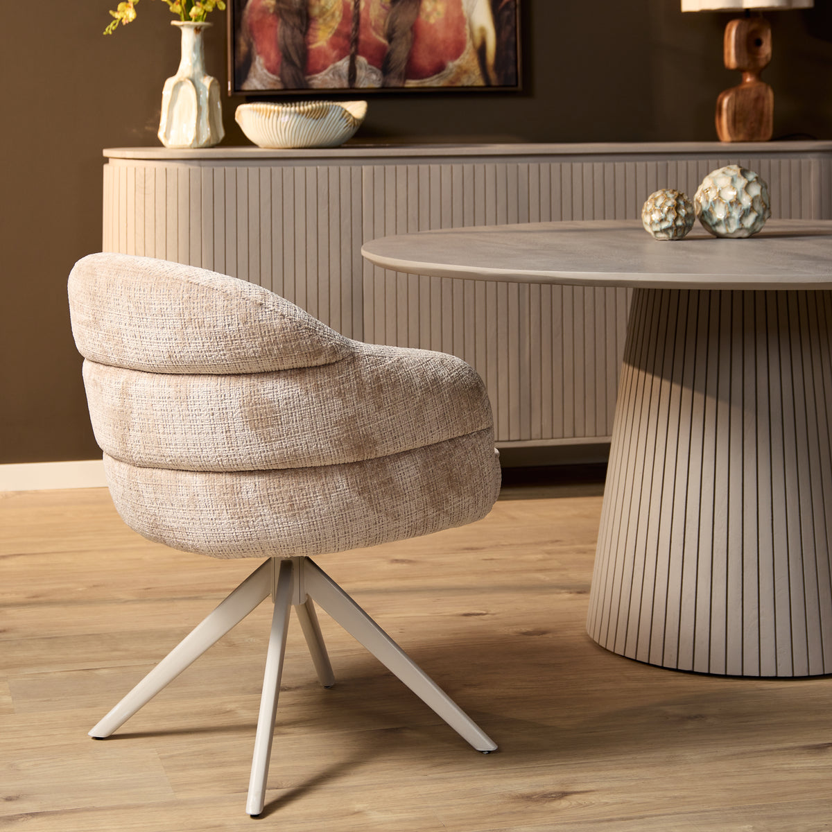 Sitz für Esszimmerstuhl Bella Beige