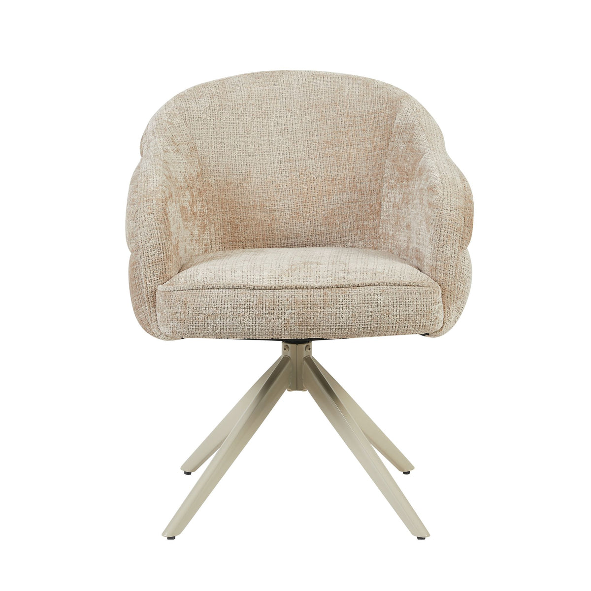Drehstuhl Bella Beige Gestell Sand